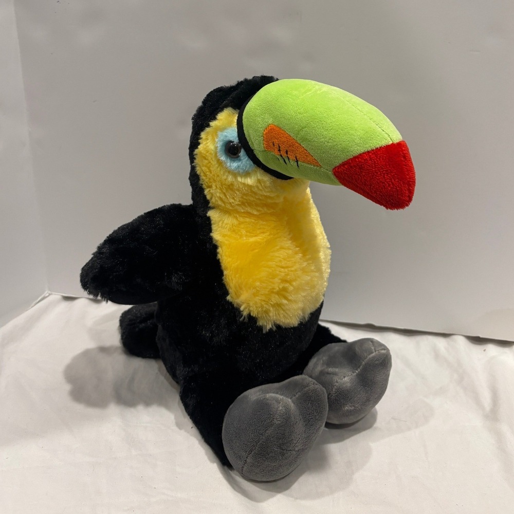 Build-A-Bear Workshop Toucan Plush Stuffed Animal Tropical Bird Multi-Color